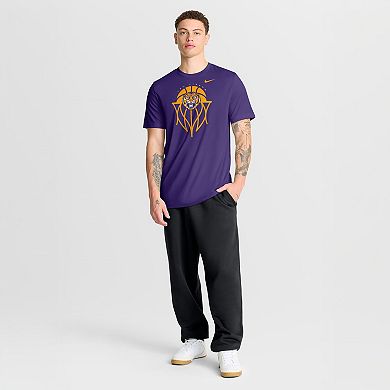 Men's Nike Purple LSU Tigers Basketball Icon Legend T-Shirt