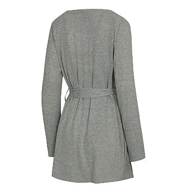 "Women's Concepts Sport Heather Gray Washington Commanders Rigor Tank, Short & Robe Set"