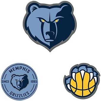 WinCraft Memphis Grizzlies 3-Pack Premium Fridge Magnet Set