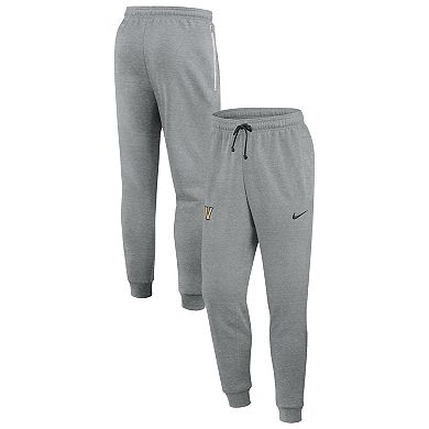 Men's Nike Heather Gray Vanderbilt Commodores Basketball Practice Dri-FIT Taper Sweatpants