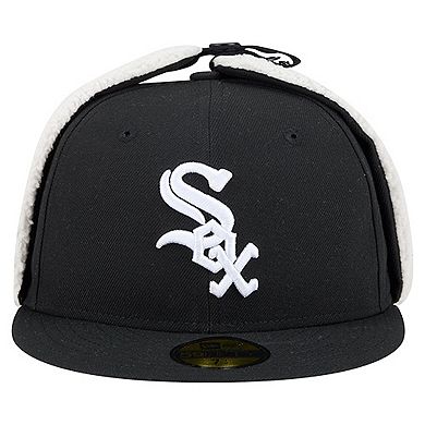 Men's New Era Black Chicago White Sox Dog Ear Classic 59FIFTY Fitted Hat