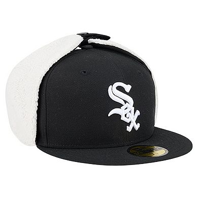 Men's New Era Black Chicago White Sox Dog Ear Classic 59FIFTY Fitted Hat