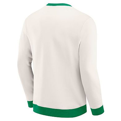 Men's Darius Rucker Collection by Fanatics Cream New York Jets Colorblock Pullover Sweatshirt