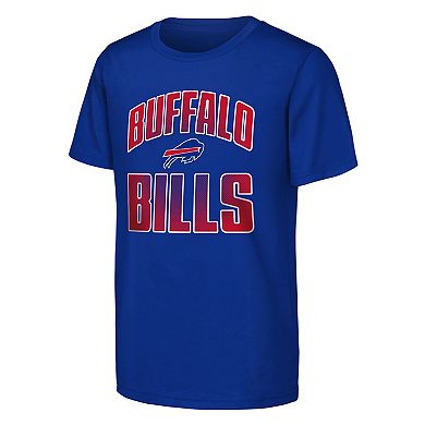 Youth Outerstuff Royal Buffalo Bills Never Quit 2-Pack T-Shirt Set