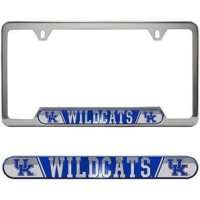 Logo Brands Kentucky Wildcats Embossed License Plate Frame