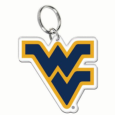 WinCraft West Virginia Mountaineers Premium Acrylic Core Key Ring