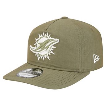 Men's New Era Olive Miami Dolphins Nylon 19TWENTY Adjustable Hat