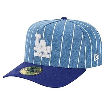 Men's New Era Blue/Royal Los Angeles Dodgers Parallel A-Frame 59FIFTY Fitted Hat