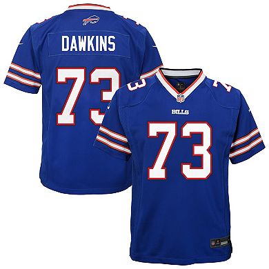Youth Nike Dion Dawkins Royal Buffalo Bills Team Game Jersey