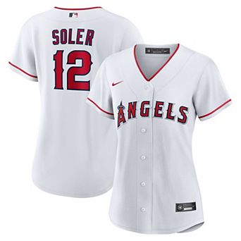 Women's Nike Jorge Soler White Los Angeles Angels Home Replica Jersey