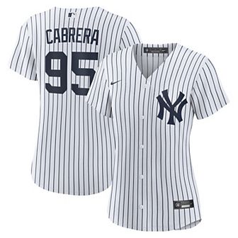Women's Nike Oswaldo Cabrera White New York Yankees Home Replica Jersey