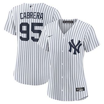 Women's Nike Oswaldo Cabrera White New York Yankees Home Replica Jersey