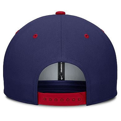 Men's Nike Navy/Red Atlanta Braves Cooperstown Collection Pro Dri-FIT Snapback Hat