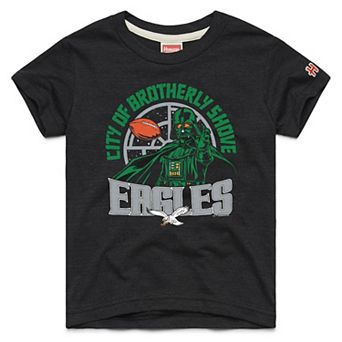 Youth Homage Black Philadelphia Eagles Star Wars x NFL Tri-Blend T-Shirt