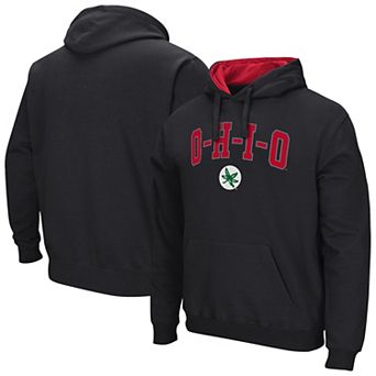 Men's Colosseum Black Ohio State Buckeyes Rally Cry Fleece Hoodie