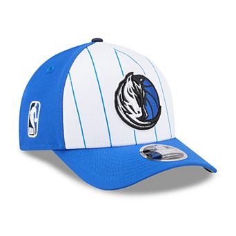 Men's New Era White/Blue Dallas Mavericks 2025 NBA Tip Off M-Crown A-Frame 9FORTY Adjustable Hat