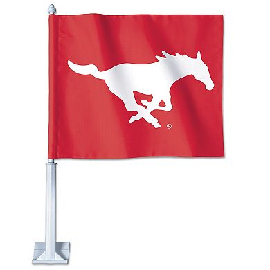 WinCraft SMU Mustangs Double-Sided Car Flag