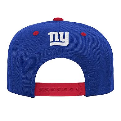 Youth Outerstuff Royal New York Giants Team Gradient Deadstock Snapback Hat