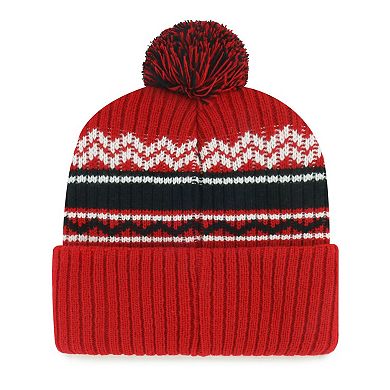 Youth '47 Scarlet San Francisco 49ers Polar Vortex Cuffed Knit Hat with Pom