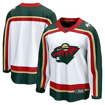 Men's Fanatics White Minnesota Wild 25th Anniversary Breakaway Jersey