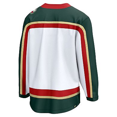 Men's Fanatics White Minnesota Wild 25th Anniversary Breakaway Jersey