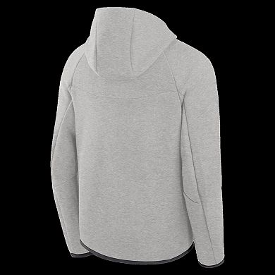 Men's Nike Gray Alabama Crimson Tide Tech Fleece Full-Zip Windrunner Hoodie