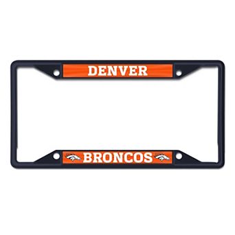 WinCraft Denver Broncos Metal License Plate Frame