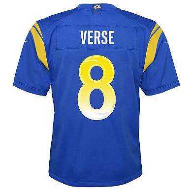 Youth Nike Jared Verse Royal Los Angeles Rams Team Game Jersey