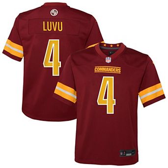 Youth Nike Frankie Luvu Burgundy Washington Commanders Team Game Jersey