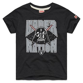 Youth Homage Black Las Vegas Raiders Star Wars x NFL Tri-Blend T-Shirt
