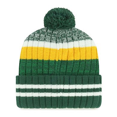 Men's '47 Green Bay Packers Quiver Cuffed Knit Hat with Pom