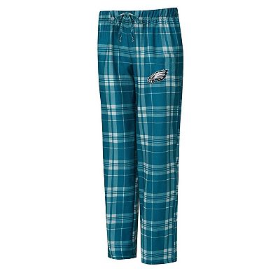 Women's Concepts Sport Heather Gray/Green Philadelphia Eagles Regulate Plaid Tank Top & Pants Sleep Set