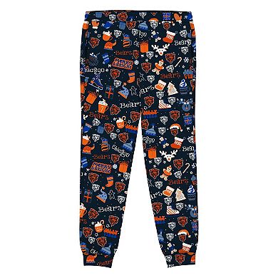 Preschool Outerstuff Navy Chicago Bears Chestnut Holiday Sleep Set