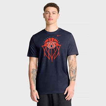 Men's Nike Navy Auburn Tigers Basketball Icon Legend T-Shirt