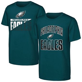Youth Outerstuff Midnight Green Philadelphia Eagles Never Quit 2-Pack T-Shirt Set