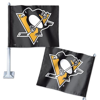 WinCraft Pittsburgh Penguins Double-Sided Car Flag
