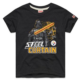 Youth Homage Black Pittsburgh Steelers Star Wars x NFL Tri-Blend T-Shirt