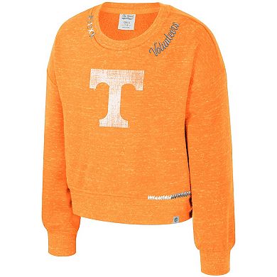 Girls Youth Colosseum Orange Tennessee Volunteers Just a Minute Sweatshirt