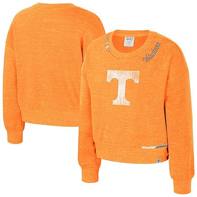 Girls Youth Colosseum Orange Tennessee Volunteers Just a Minute Sweatshirt