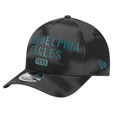 Men's New Era Gray Philadelphia Eagles Halftone Camo 9FORTY Hat