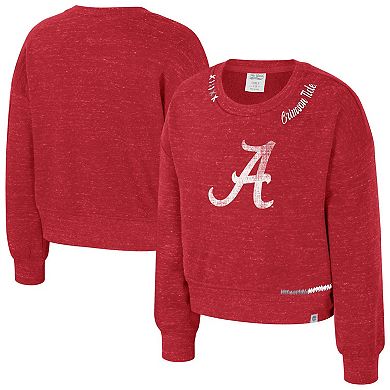 Girls Youth Colosseum Crimson Alabama Crimson Tide Just a Minute Sweatshirt