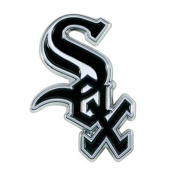 Logo Brands Chicago White Sox Embossed Color Auto Emblem