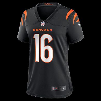 Women's Nike Joe Flacco Black Cincinnati Bengals Team Game Jersey