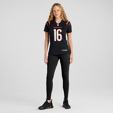 Women's Nike Joe Flacco Black Cincinnati Bengals Team Game Jersey
