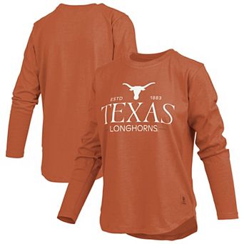 Women's Pressbox Texas Orange Texas Longhorns Silveron Long Sleeve T-Shirt