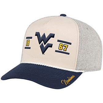 Men's Colosseum Natural West Virginia Mountaineers Frank Podium Adjustable Hat
