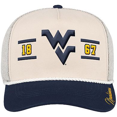 Men's Colosseum Natural West Virginia Mountaineers Frank Podium Adjustable Hat