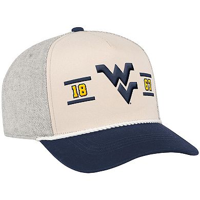 Men's Colosseum Natural West Virginia Mountaineers Frank Podium Adjustable Hat