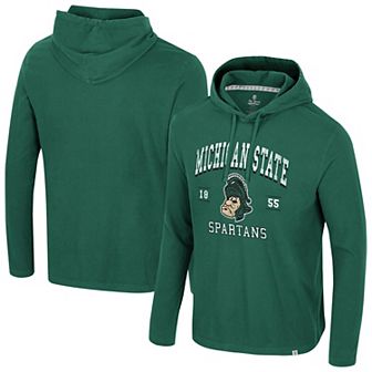 Men's Colosseum Green Michigan State Spartans Simoleans Washed Hoodie