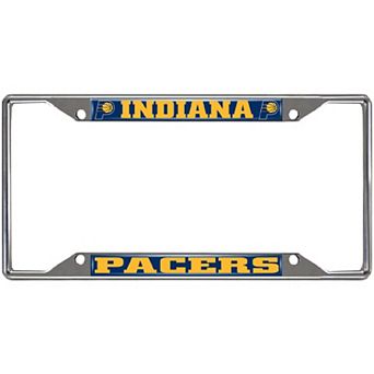Logo Brands Indiana Pacers Chrome License Plate Frame